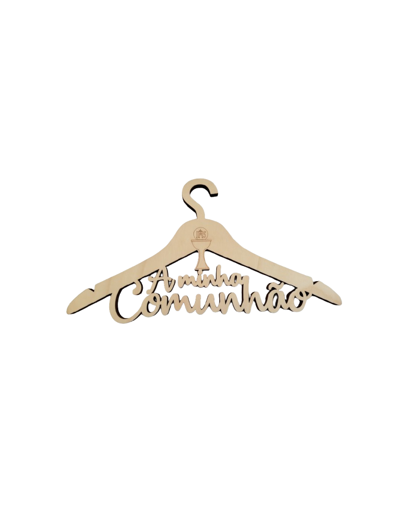 Cabide "A minha comunhão "